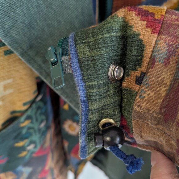 Southwestern Print Asymmetrical Jacket - Picture 7 of 9